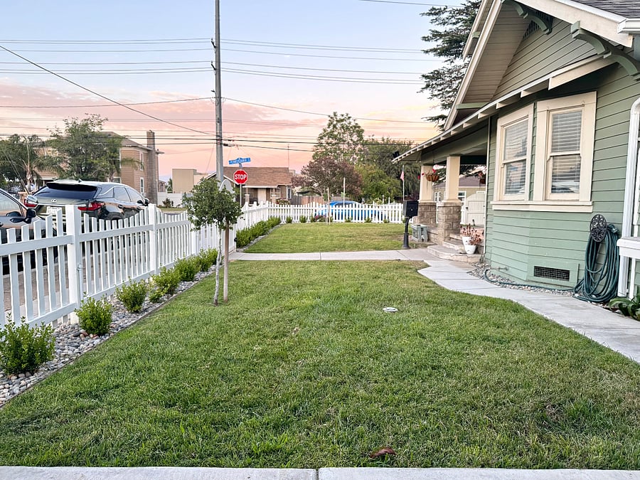 View from the front door.