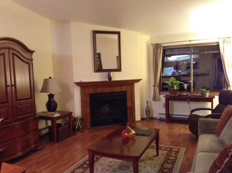 Livingroom, Armoire and Fireplace