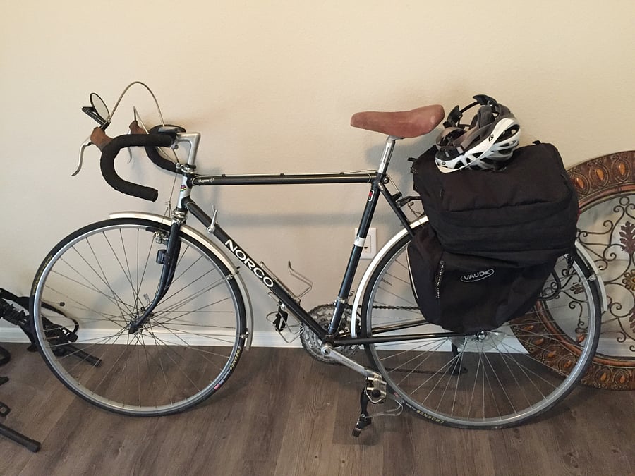 There is a bike available for riding along all the interconnecting water canal walkways close by