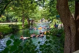Float the beautiful river less than a mile away!