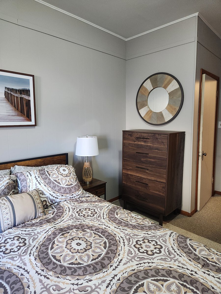Queen Bed, Large Dresser