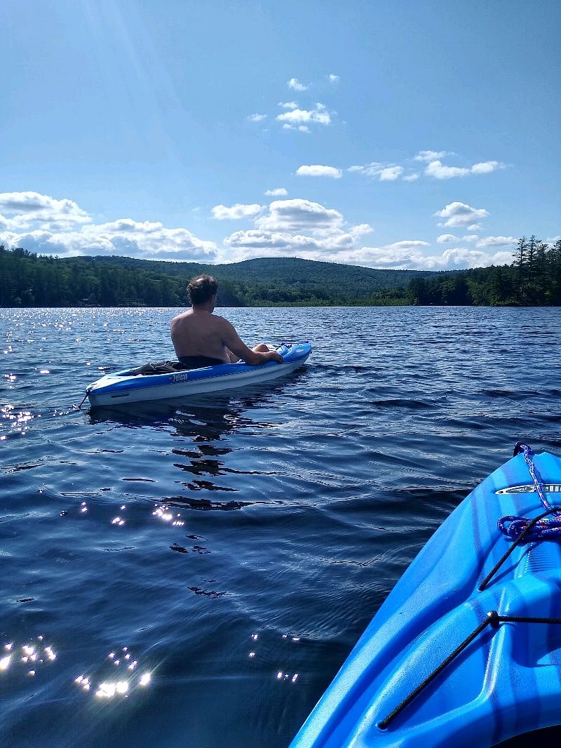 Kayaks are available 