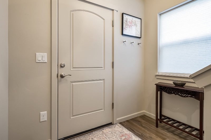 Interior front door.