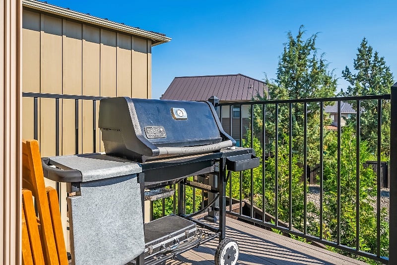 Plumbed Weber BBQ