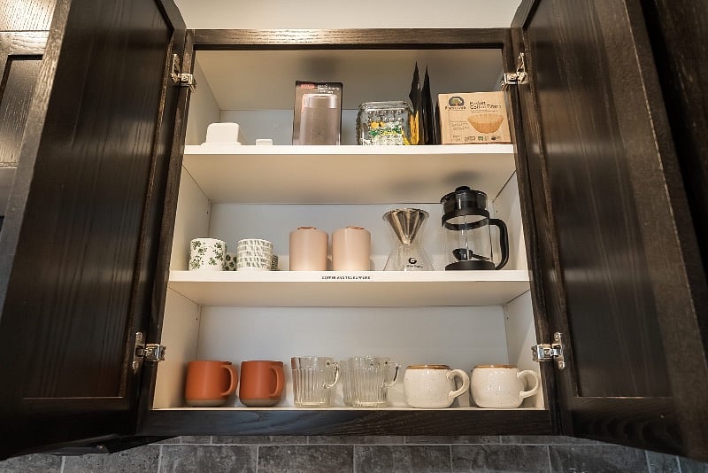All the coffee and tea supplies