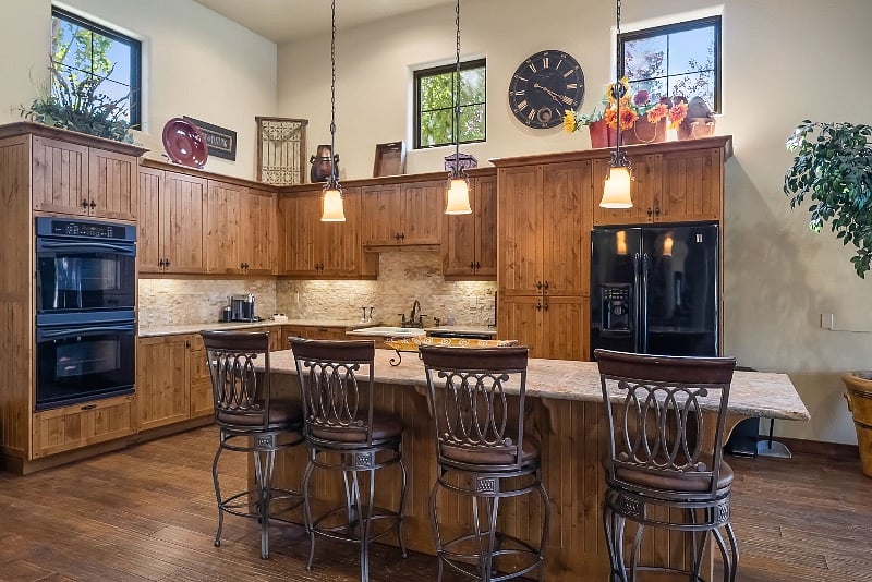 Full kitchen in clubhouse