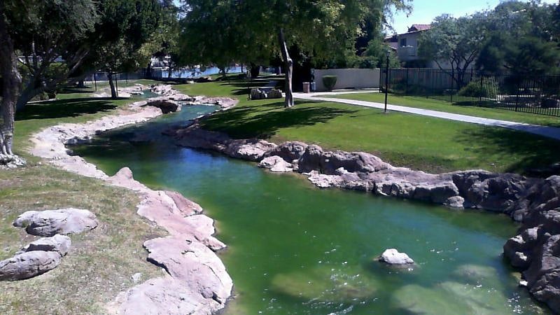 Walking area near clubhouse