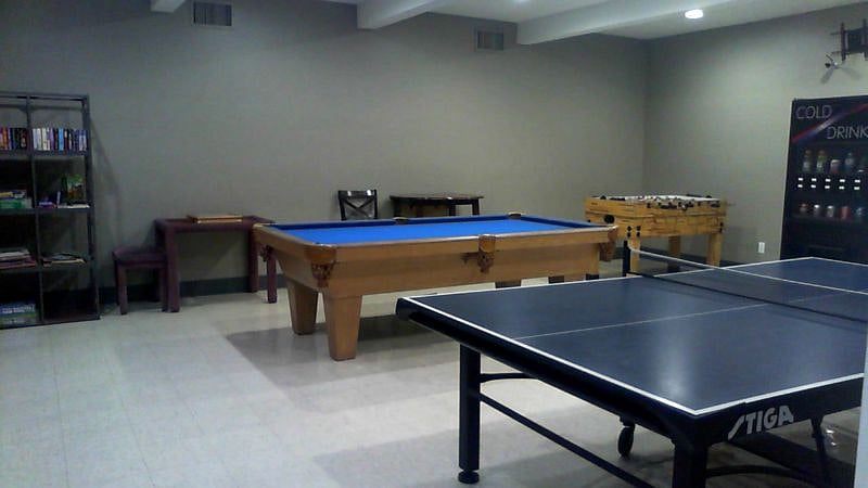 Clubhouse activity room