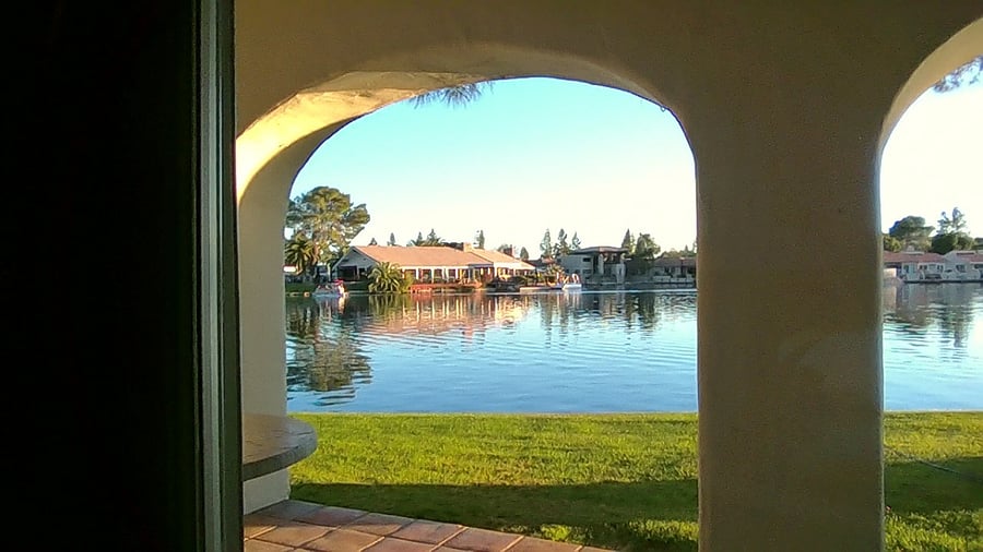 View from living room