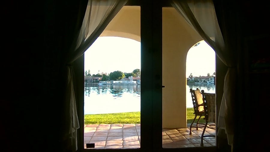 View from master bedroom