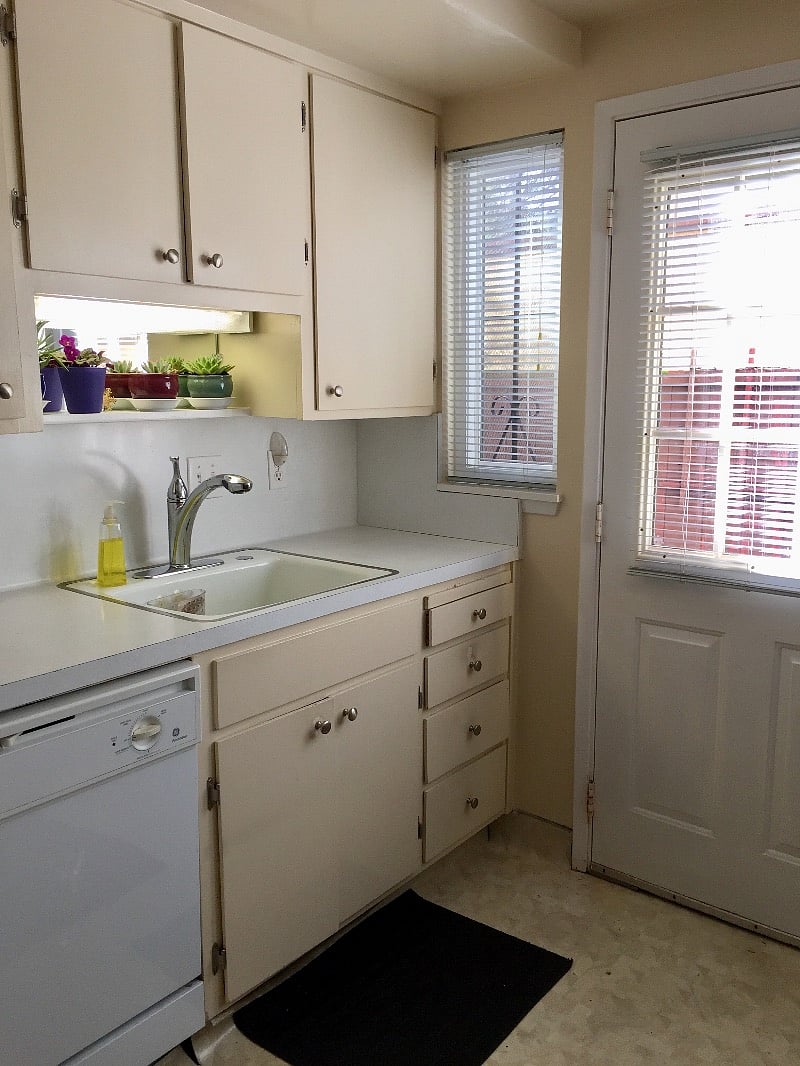 Kitchen, small but very serviceable.