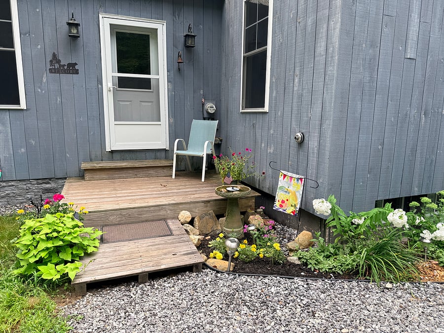 Entrance to house
