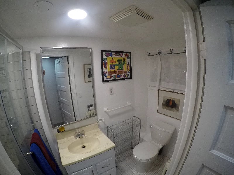 Bathroom, lots of room for your toiletries.