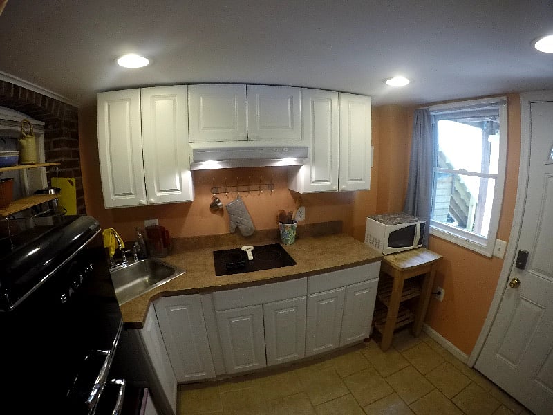Quaint kitchen.