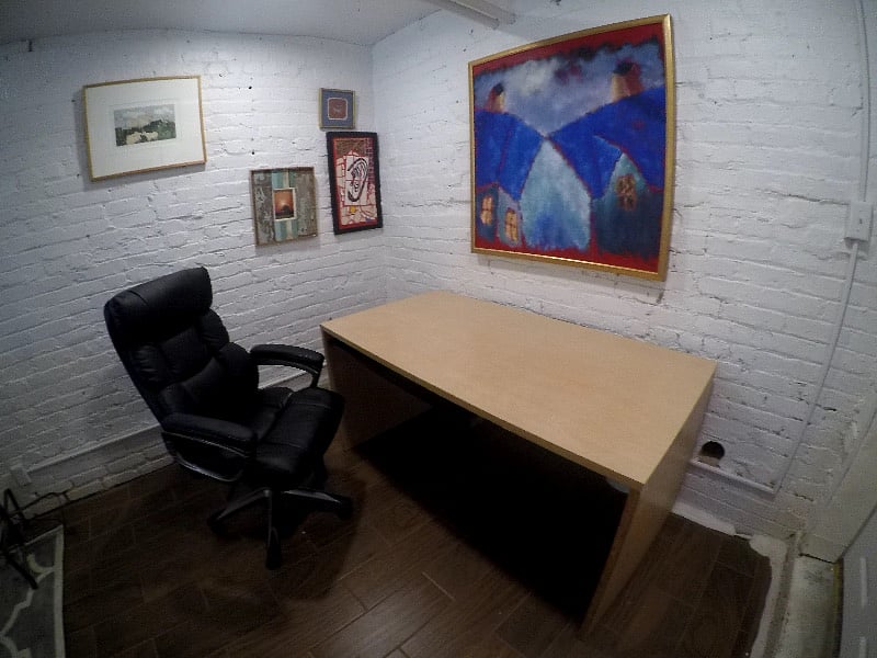 Work space in the second bedroom. Another