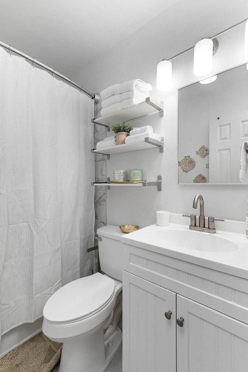 Bathroom Has A Shower/Tub Combo & Has Been Completely Renovated