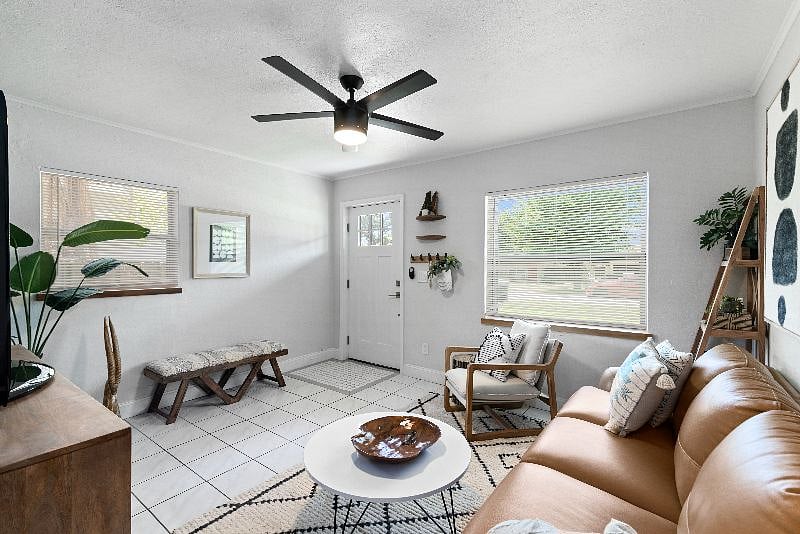 New Remote Ceiling Fan & 60' TV