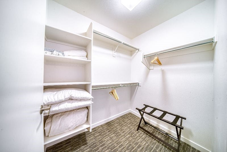 Second bedroom walk-in closet