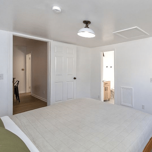 Bedroom with king bed
