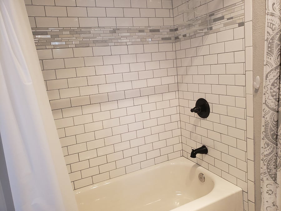 Shower and bathtub