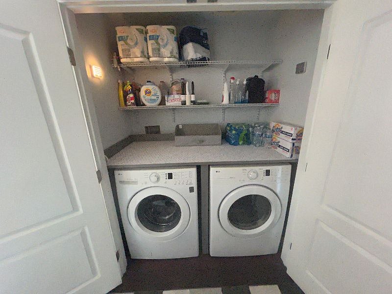 In-unit laundry - new washer and dryer