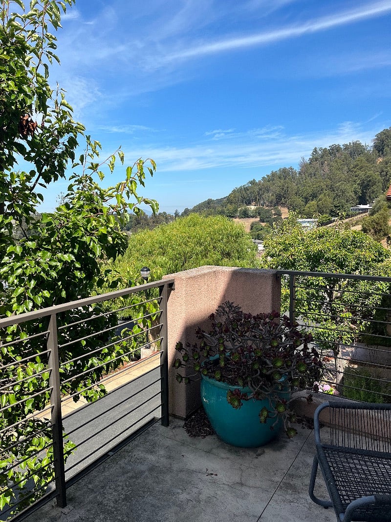 View from front balcony