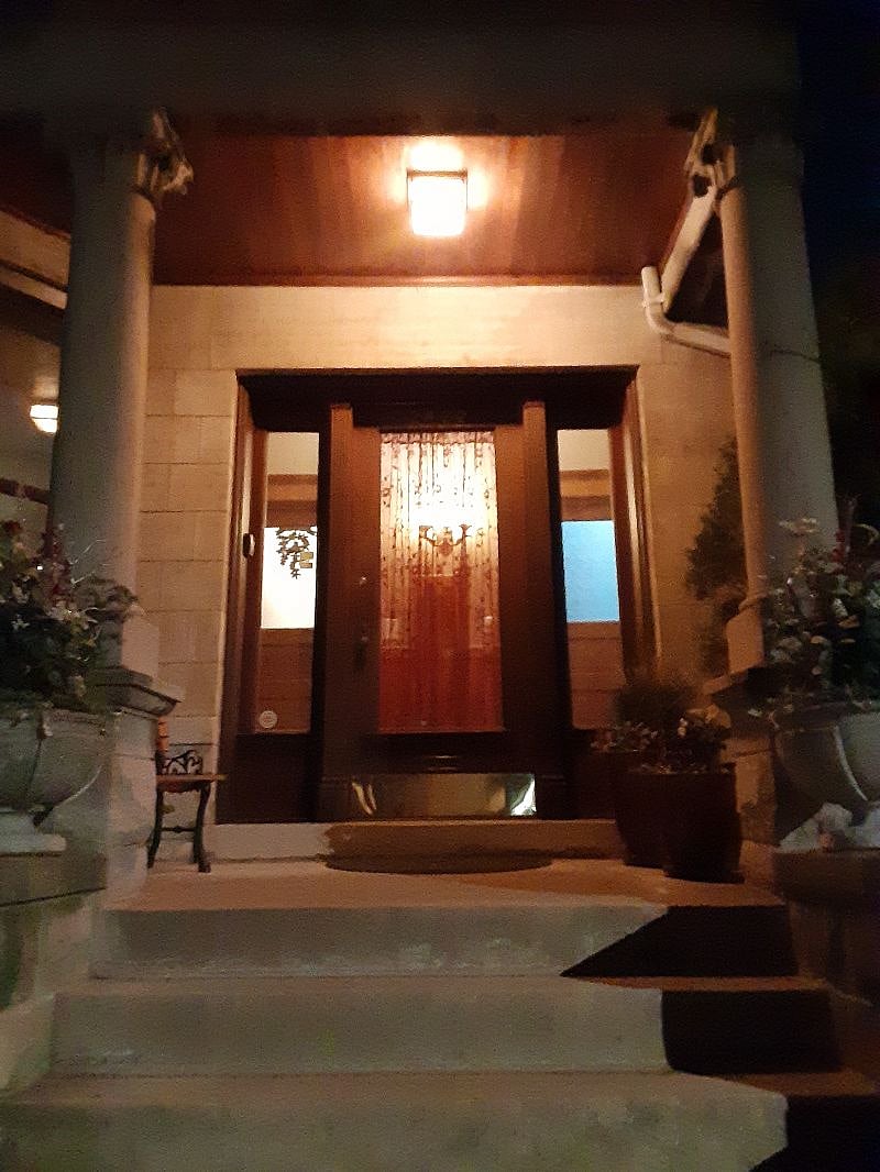 Well-lit at night and deadbolt on both the front door and your unit door