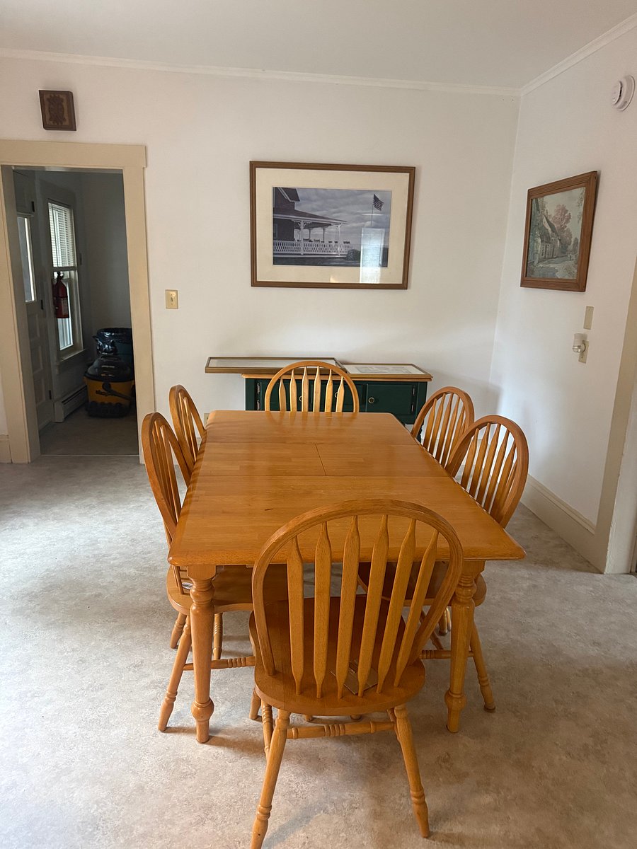 Nicely decorated large dining room in Apartment #2
