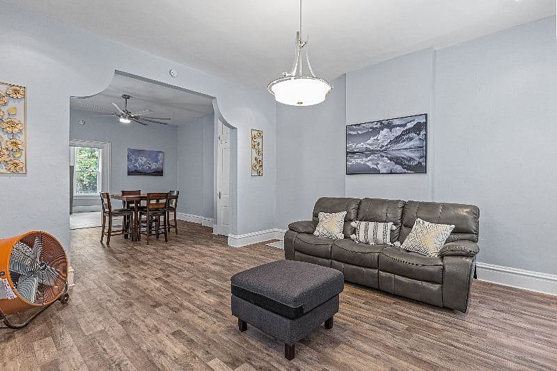 Living Room and Dining Room