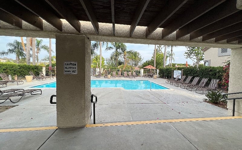 Community heated pool