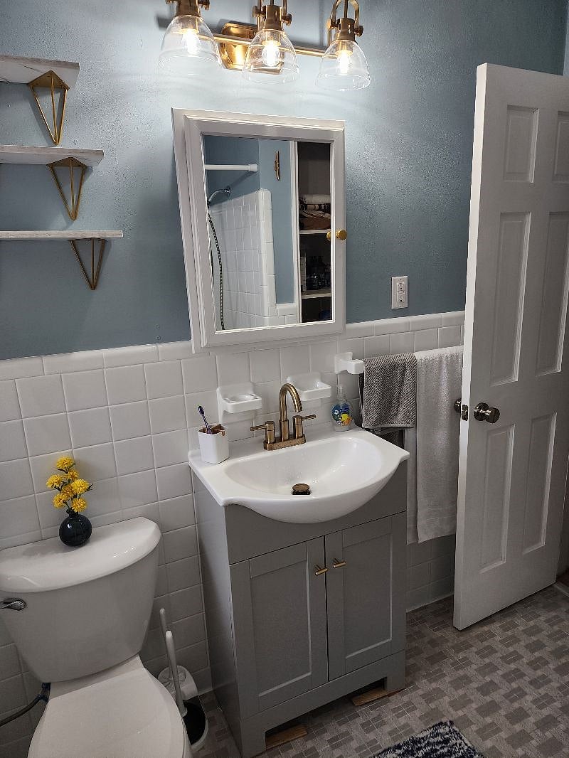 Hall bath