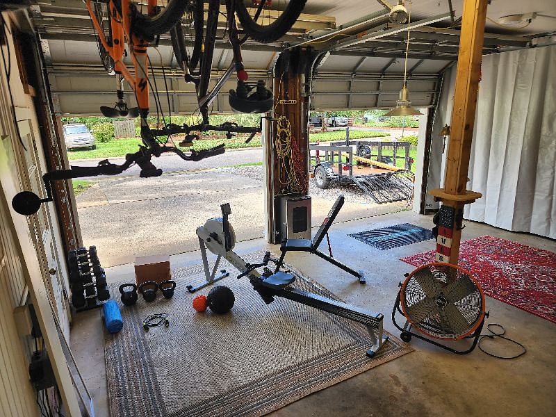 two car garage