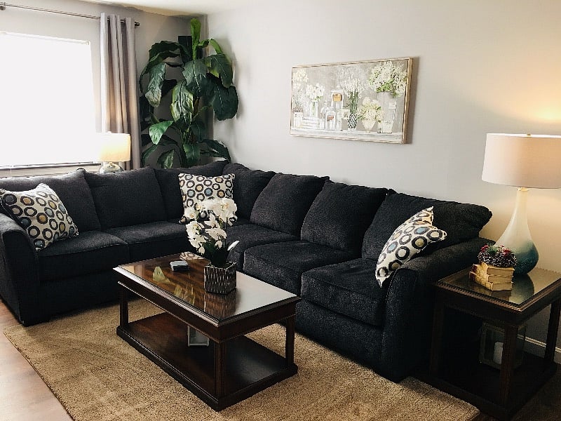 Comfortable over size couch for complete relaxation.