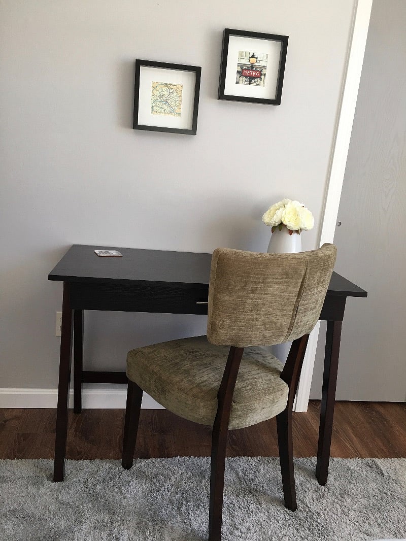 Desk area in Bedroom.