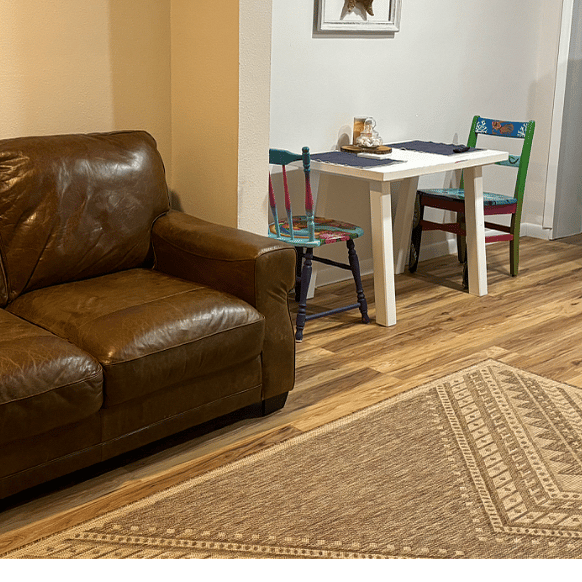In this room there is a daybed for guest.