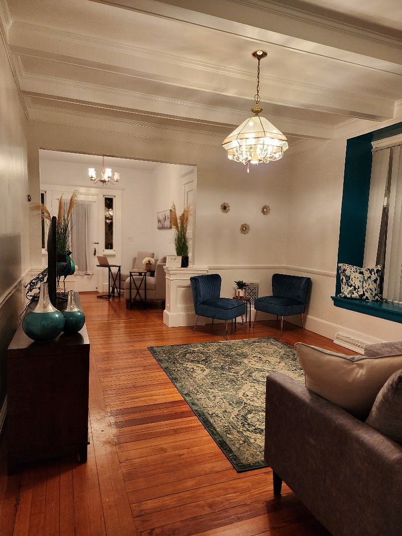Living room with TV