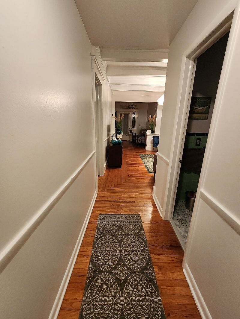 Hallway from the Teal and Blue Room