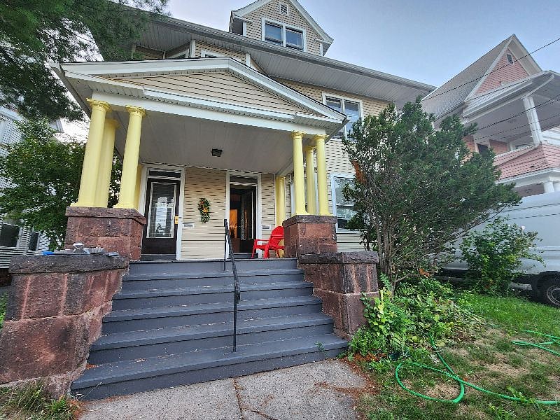 Front entrance to the house. Private and secure.