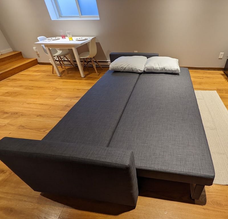 Double bed sofa sleeper .
