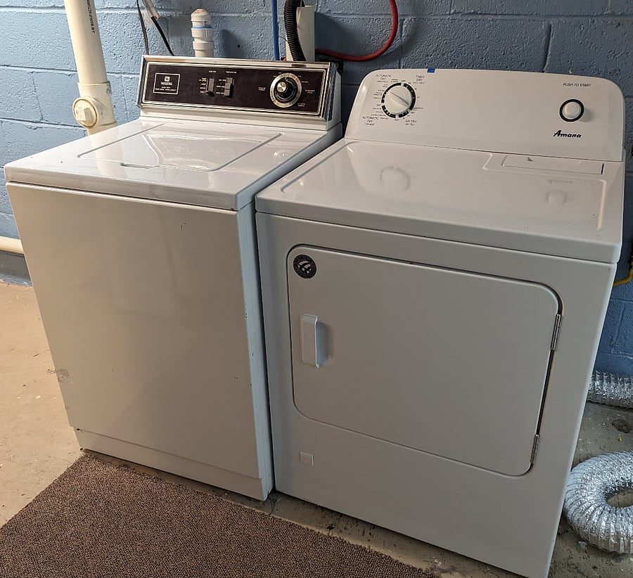 Washer and Dryer in Separate room