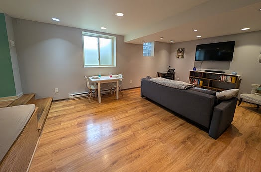 Great room with Egress Window
