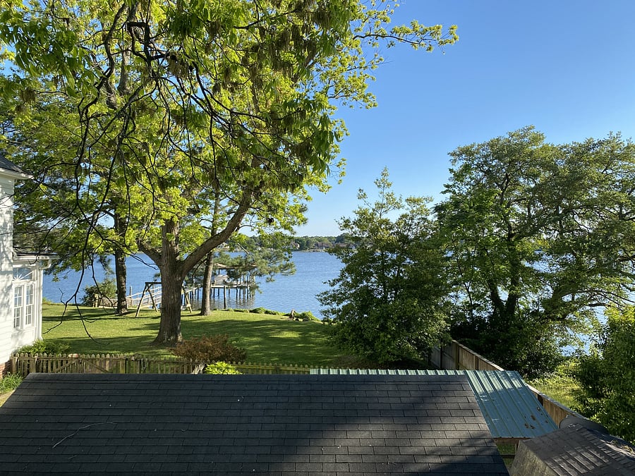 River view from the apartment