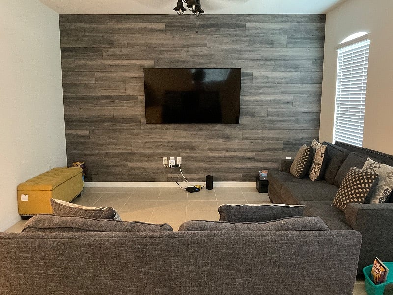 Downstairs living area