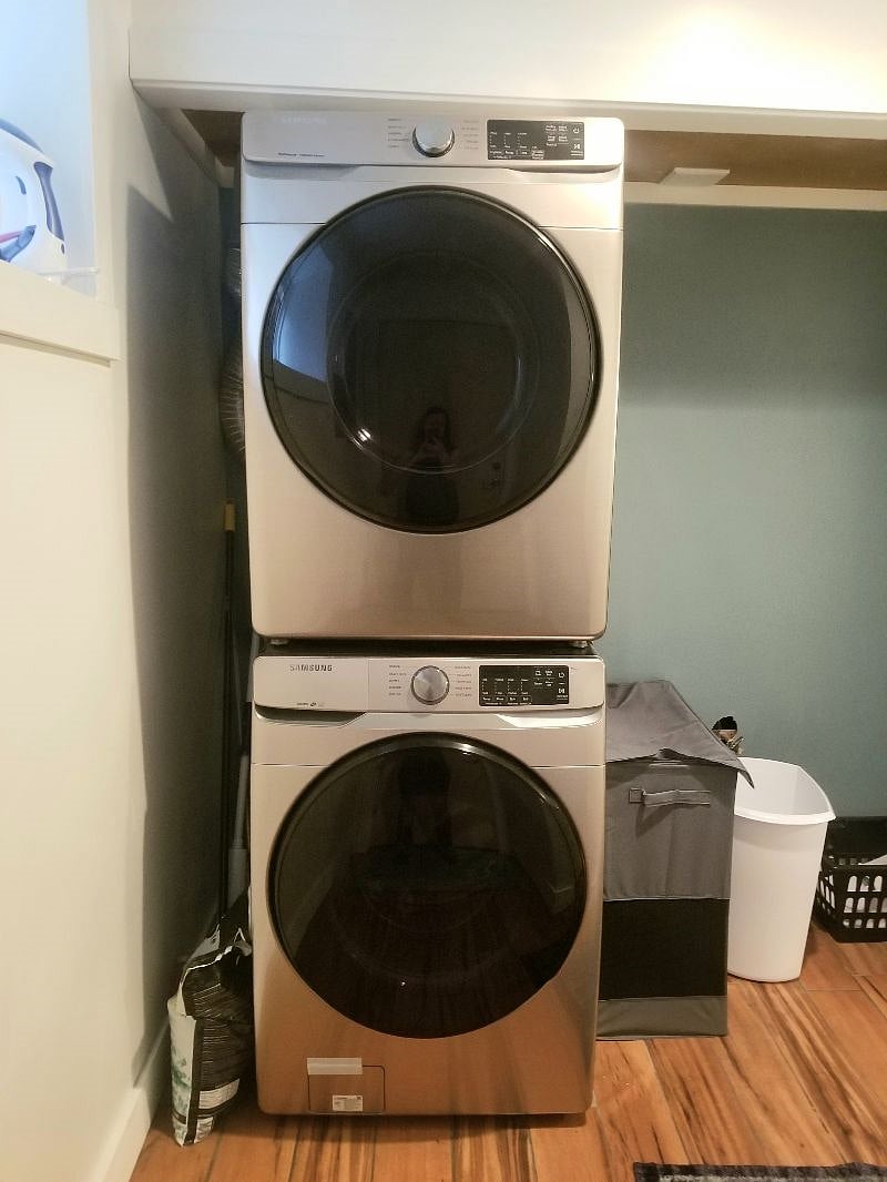 In unit washer and dryer