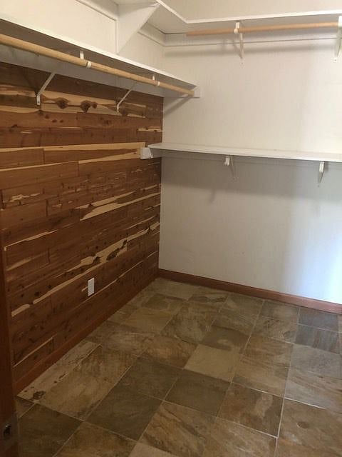 first bedroom walk in closet