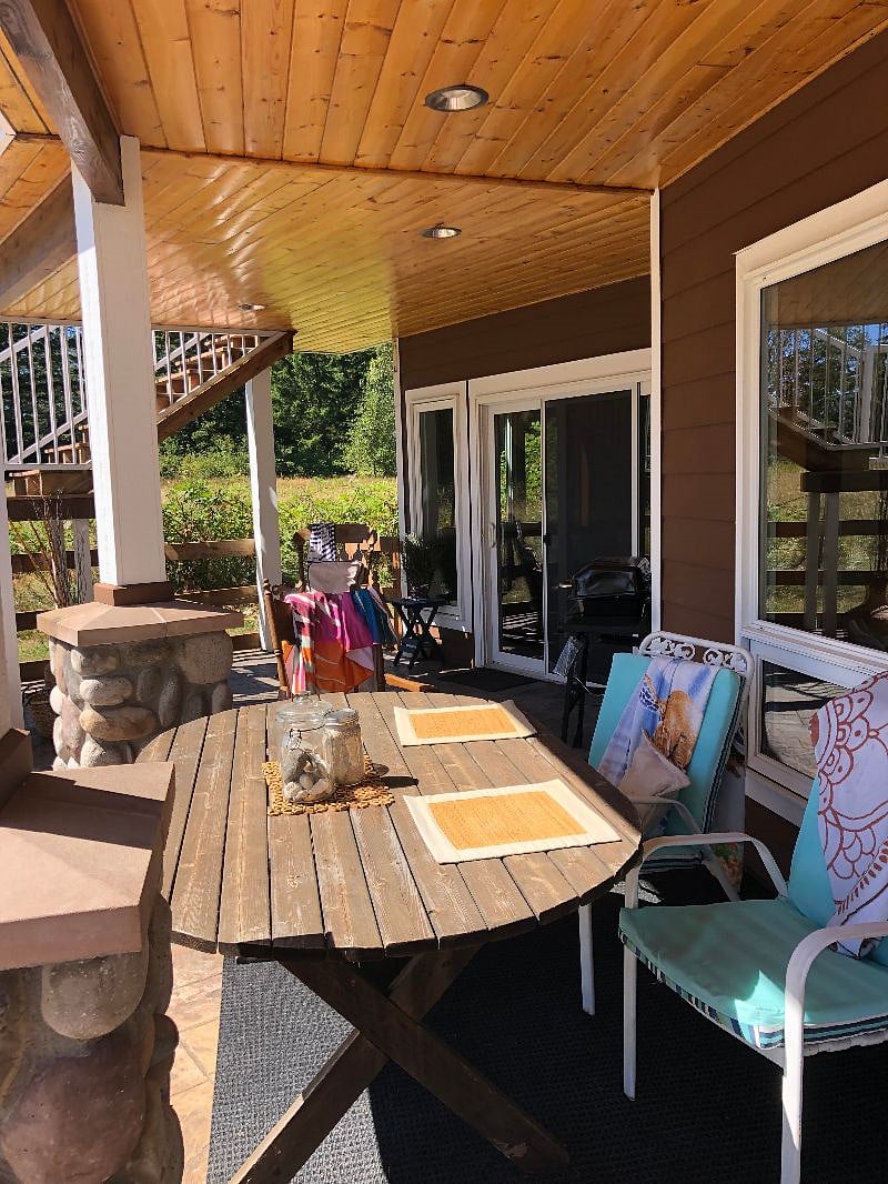 your front porch with BBQ