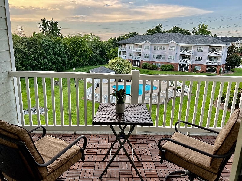 Enjoy view from your private balcony