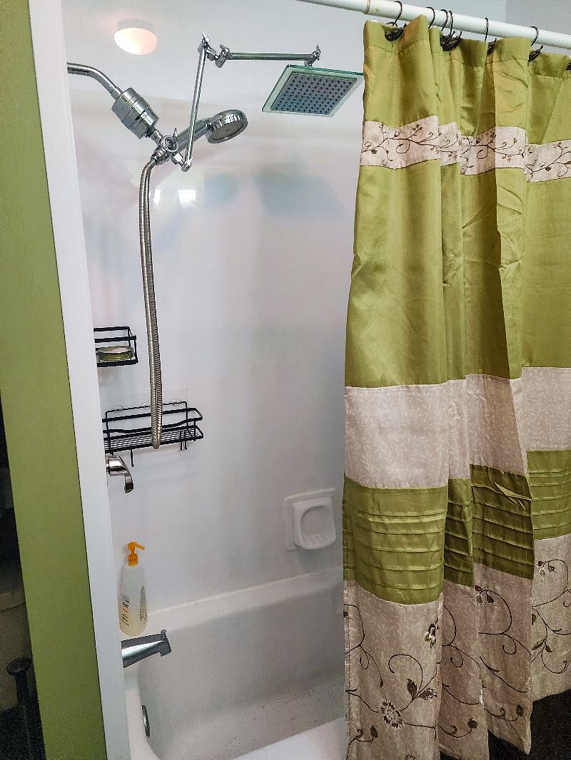 Bathroom @Property 1 - Midtown (shared by Room 1 & Room 2)