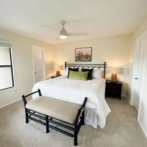Master Bedroom with Eastern King Bed.