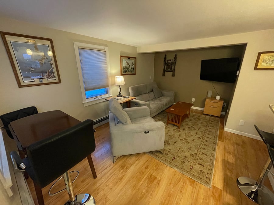 Living Area including two place dining table